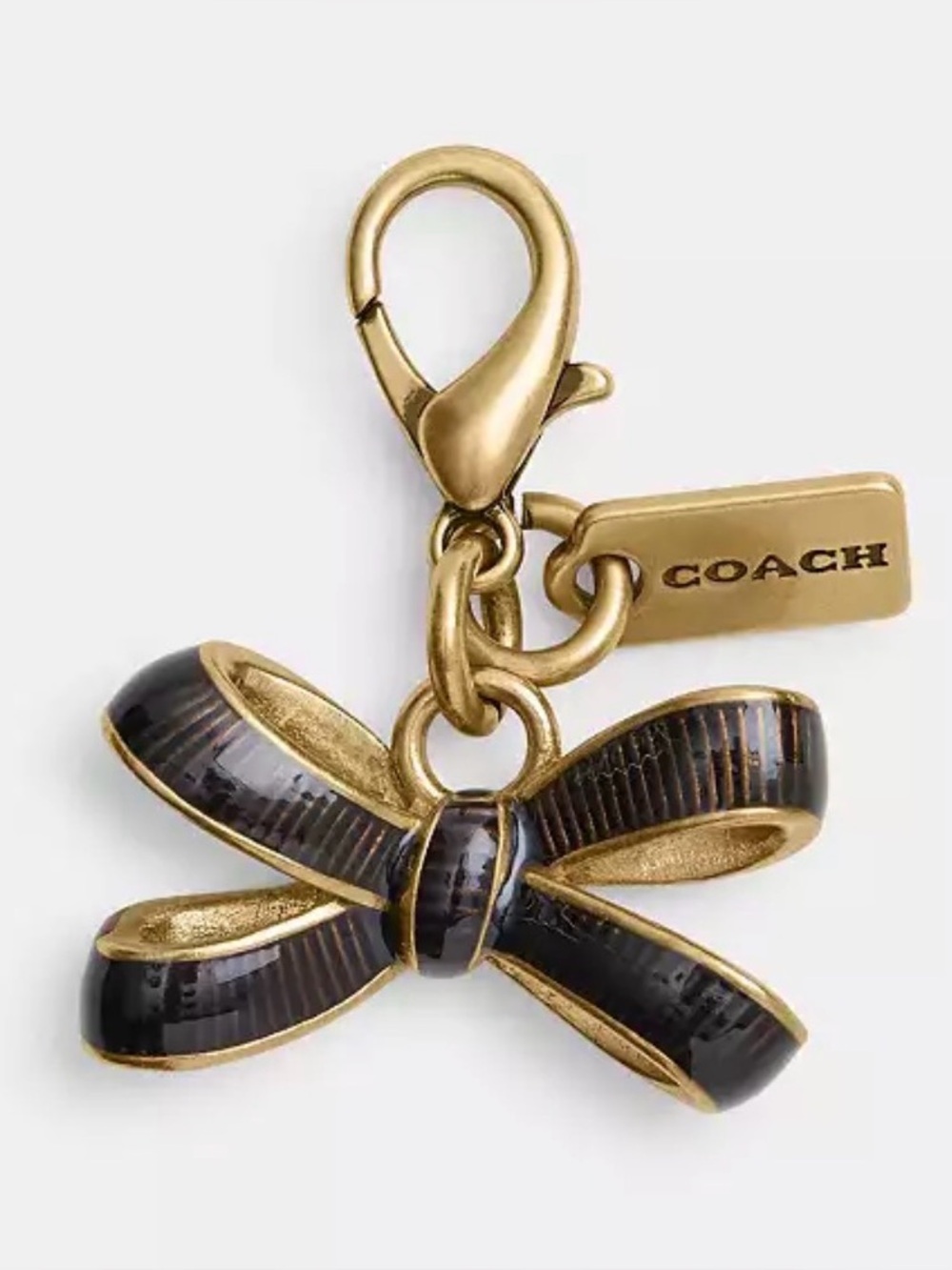 Coach Bow Bag Charm - Picture 1 of 2
